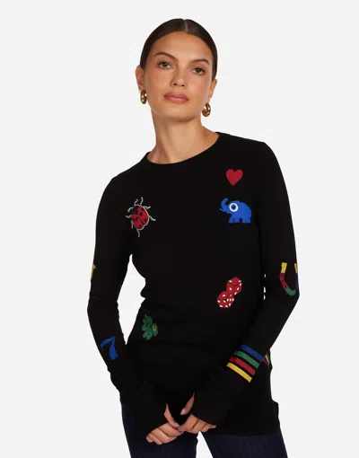 Lauren Moshi Mckinley Lucky Elements In Black