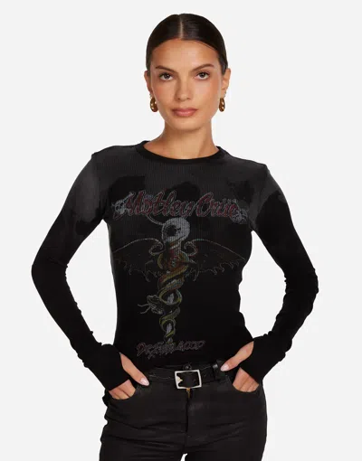 Lauren Moshi Mckinley Mötley Crüe Dr. Feelgood In Black
