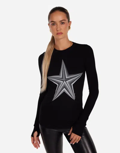 Lauren Moshi Mckinley Pinwheel Stars In Black