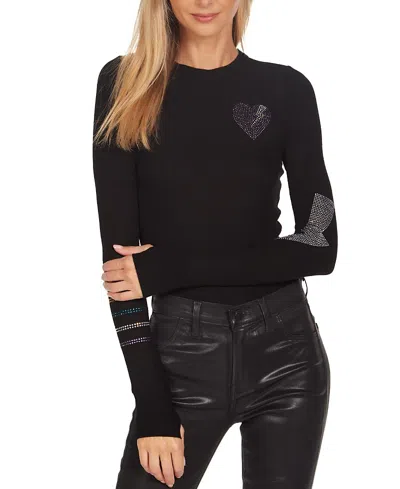 Lauren Moshi Mckinley Rays Of Love Top In Black