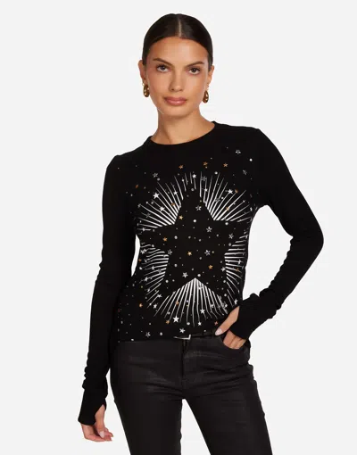 Lauren Moshi Mckinley Stud Starburst In Black