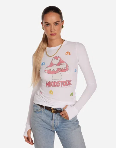 Lauren Moshi Mckinley Woodstock Shrooms In White