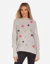 Lauren Moshi Namiko Emoji Love In Heather Grey