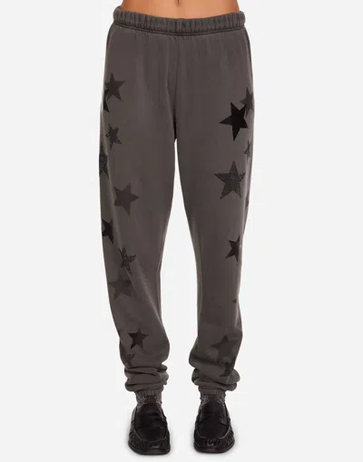 Lauren Moshi Nika Black Crystal Multi Stars In Gray