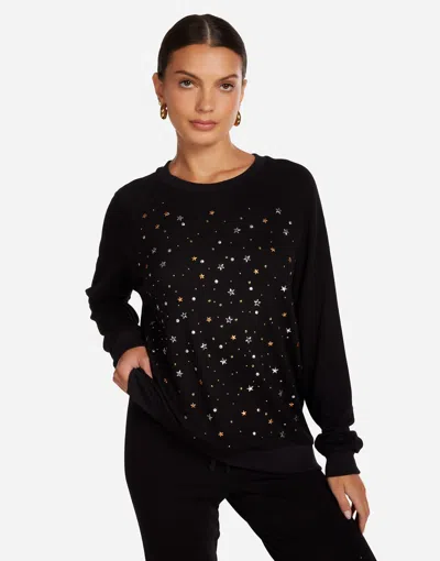 Lauren Moshi Noleta Stud Starburst In Black