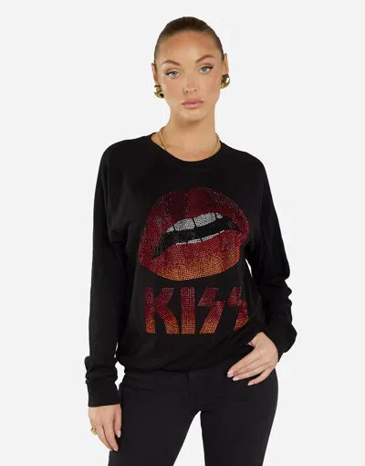 Lauren Moshi Noleta X Crystal Kiss Lip In Black