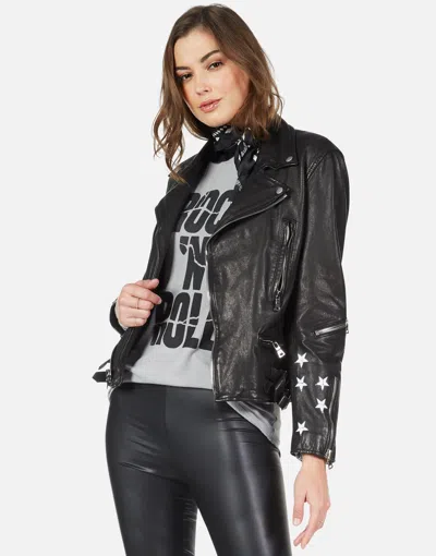 Lauren Moshi Posey Cracked Rnr Spray In Black