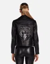 Lauren Moshi Posey Stud Lightning Tiger In Black