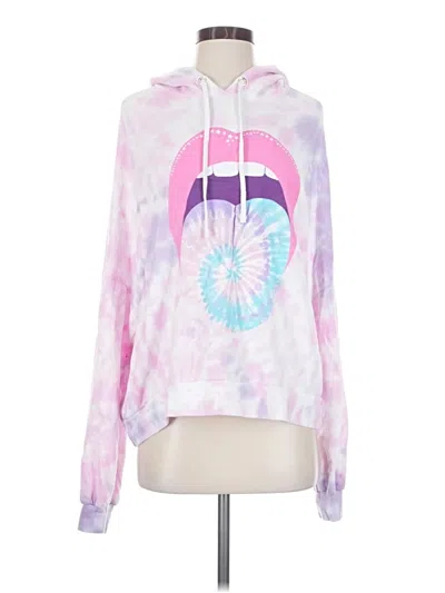 Pre-owned Lauren Moshi Pullover Hoodie In Pink
