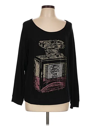 Pre-owned Lauren Moshi Pullover Sweater In Black