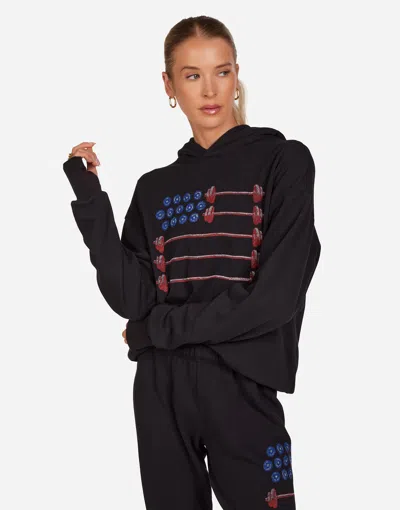 Lauren Moshi Rosalie Barbell Flag In Black