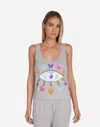 Shop Lauren Moshi Rosetta Butterfly Eye In Heather Grey