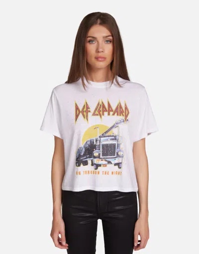 Lauren Moshi Rue Def Leppard Truck W/ Crystals In White