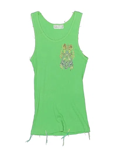 Pre-owned Lauren Moshi Kids' Sleeveless T-shirt In Green