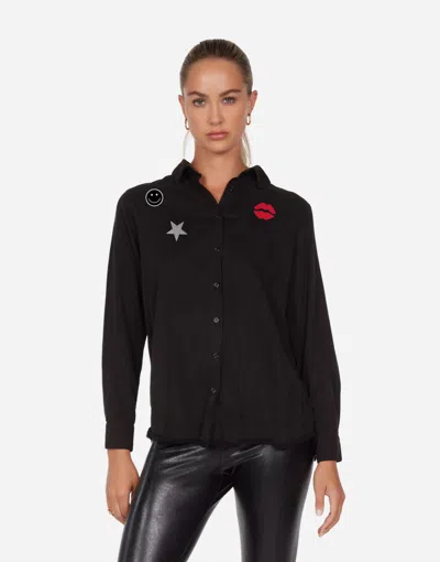 Lauren Moshi Sloane Emoji Love In Black
