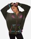 Lauren Moshi Sofie X Vintage Pink Dragon In Forest Ombre
