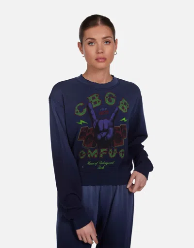 Lauren Moshi Spalding Cbgb Rock Hand In Dark Navy Ombre