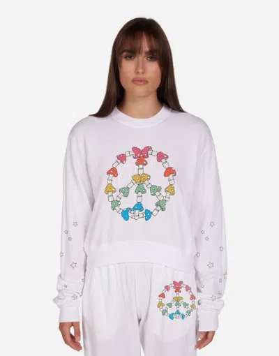 Lauren Moshi Spalding Mushroom Peace In White