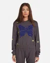 Lauren Moshi Spalding Neon Peace Love Butterflies In Light Onyx