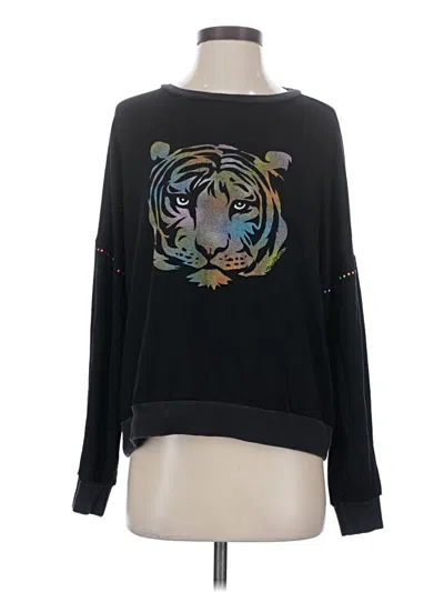 Pre-owned Lauren Moshi Sweatshirt In Black