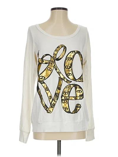 Pre-owned Lauren Moshi Sweatshirt In Ivory
