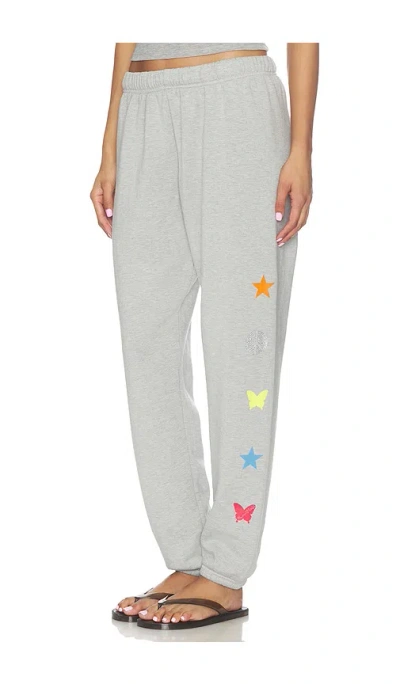 Lauren Moshi Tanzy Boyfriend Sweatpant In Gray