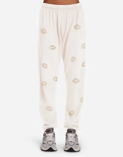 Lauren Moshi Tanzy Gold Stud Kisses In Milk