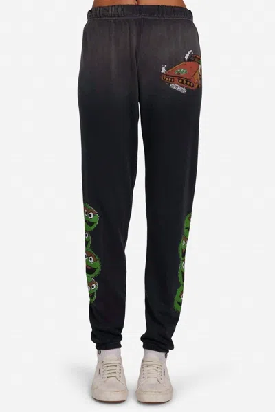 Lauren Moshi Tanzy Sesame Street Sweat Pant In Grey In Gray