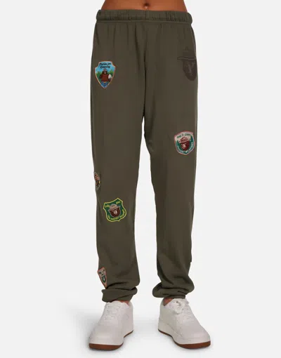 Lauren Moshi Tanzy Smokey Bear In Green Tea