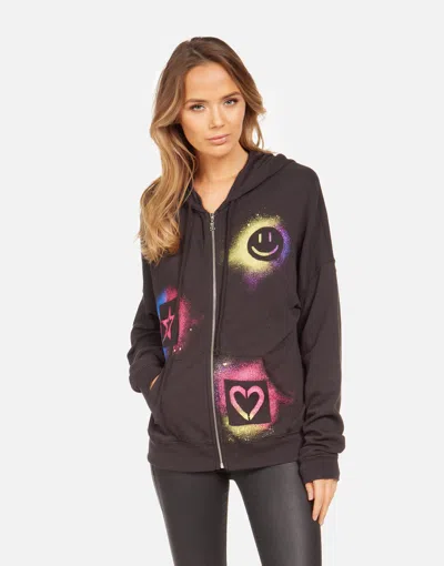 Lauren Moshi Tenley Graffiti Love In Onyx