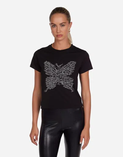 Lauren Moshi Ursula Butterfly Affirmations In Black