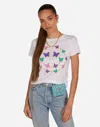 Lauren Moshi Ursula Butterfly Charm Happyface In White