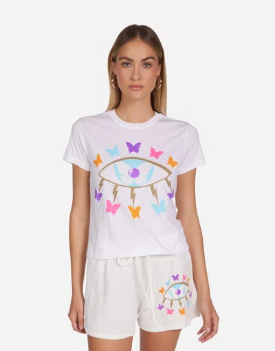 Lauren Moshi Ursula Butterfly Eye In White