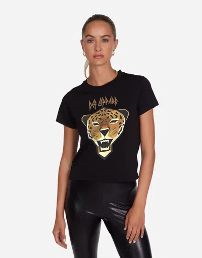 Lauren Moshi Ursula Geometric Def Leppard In Black