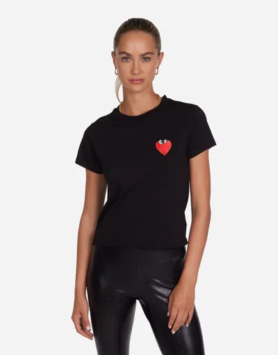 Lauren Moshi Ursula Heart Face Patch In Black