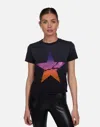 Lauren Moshi Ursula Ombre Cracked Star In Jet Black Ombre