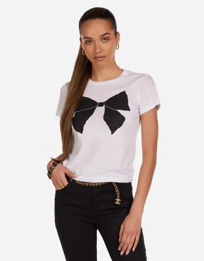 Lauren Moshi Ursula Puff Bow In White