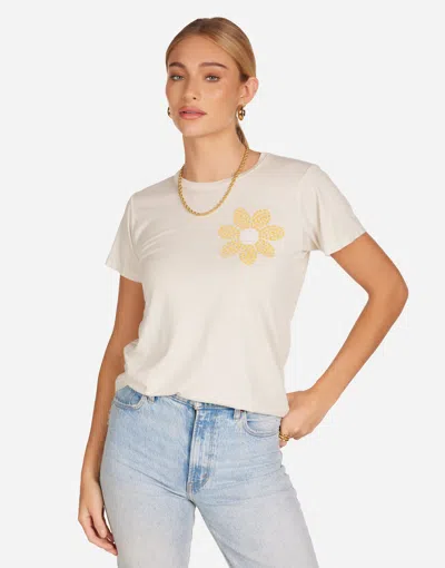 Lauren Moshi Wolf Butterfly Daisy In White