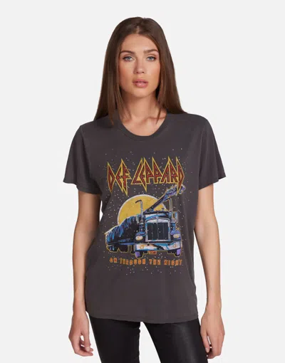 Lauren Moshi Wolf Def Leppard Truck W/ Crystals In Pigment Black