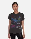 Lauren Moshi Wolf Dino Elements In Vintage Black