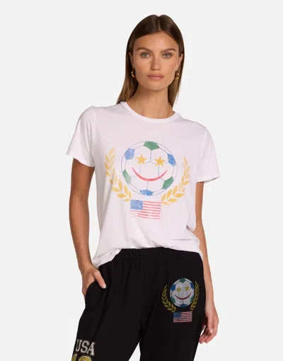 Lauren Moshi Wolf Game Face In White