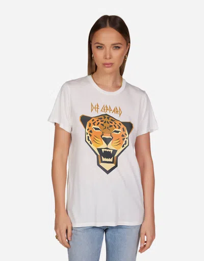Lauren Moshi Wolf Geometric Def Leppard In Milk