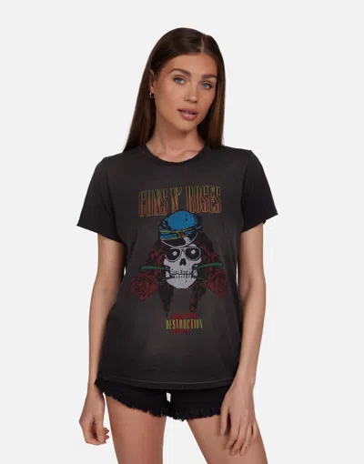Lauren Moshi Wolf Guns N' Roses Skull In Black Haze