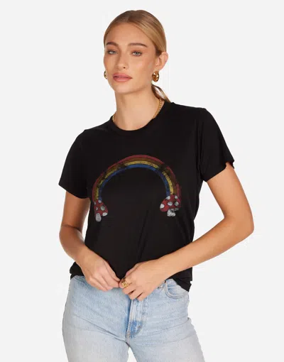 Lauren Moshi Wolf Mushroom Butterfly In Black