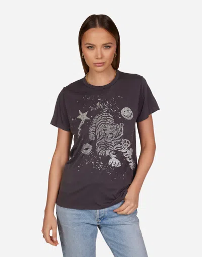 Lauren Moshi Wolf Tiger Elements In Onyx