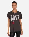 Lauren Moshi Wolf Vintage Boxing Love In Vintage Black