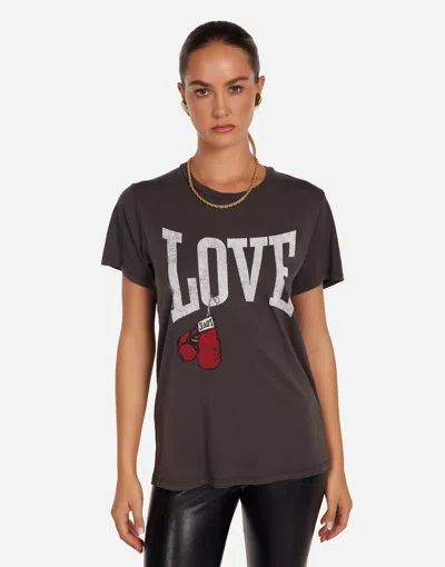 Lauren Moshi Wolf Vintage Boxing Love In Vintage Black