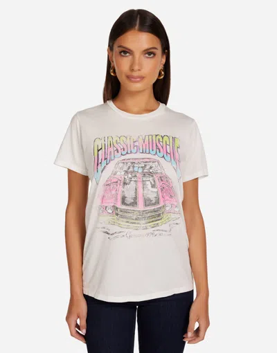 Lauren Moshi Wolf Vintage Muscle Car In White