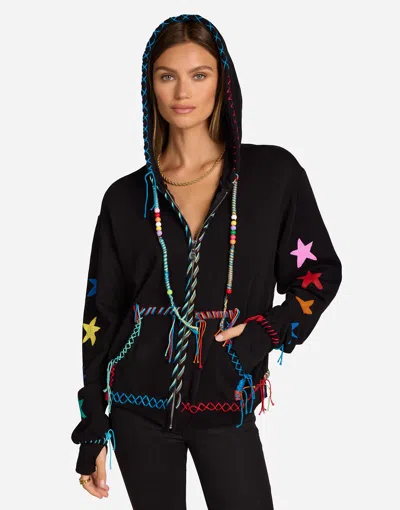 Lauren Moshi X Hezly X Brushed Stars In Black