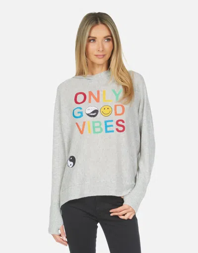 Lauren Moshi X Namiko X Only Good Vibes In Heather Grey